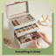 Jewellery Box Organizer With Glass Lid