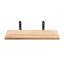 3 Piece Wood Bracket Shelf-1080985813