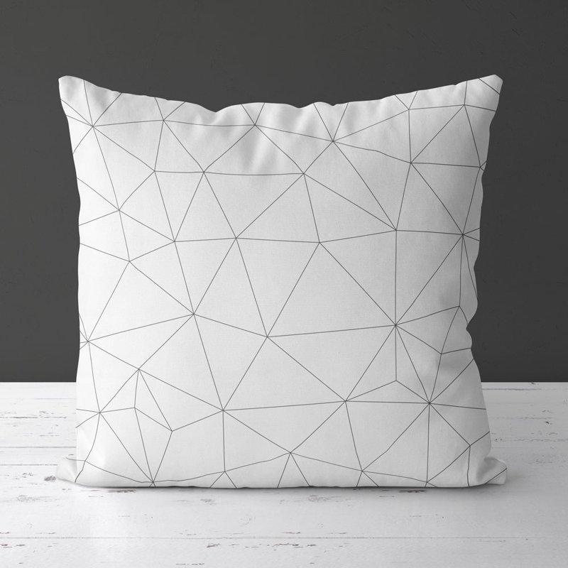 Housse de coussin carrée tindley, Gris