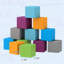 Doux blocs de mousse pour jouer, Éducation, 12 pièces, préscolaire, multicolore, 7,75 po x 7,75 po x 7,75 po, 12-36 mois, pu couvert d'apprentissage préscolaire, éducatif,