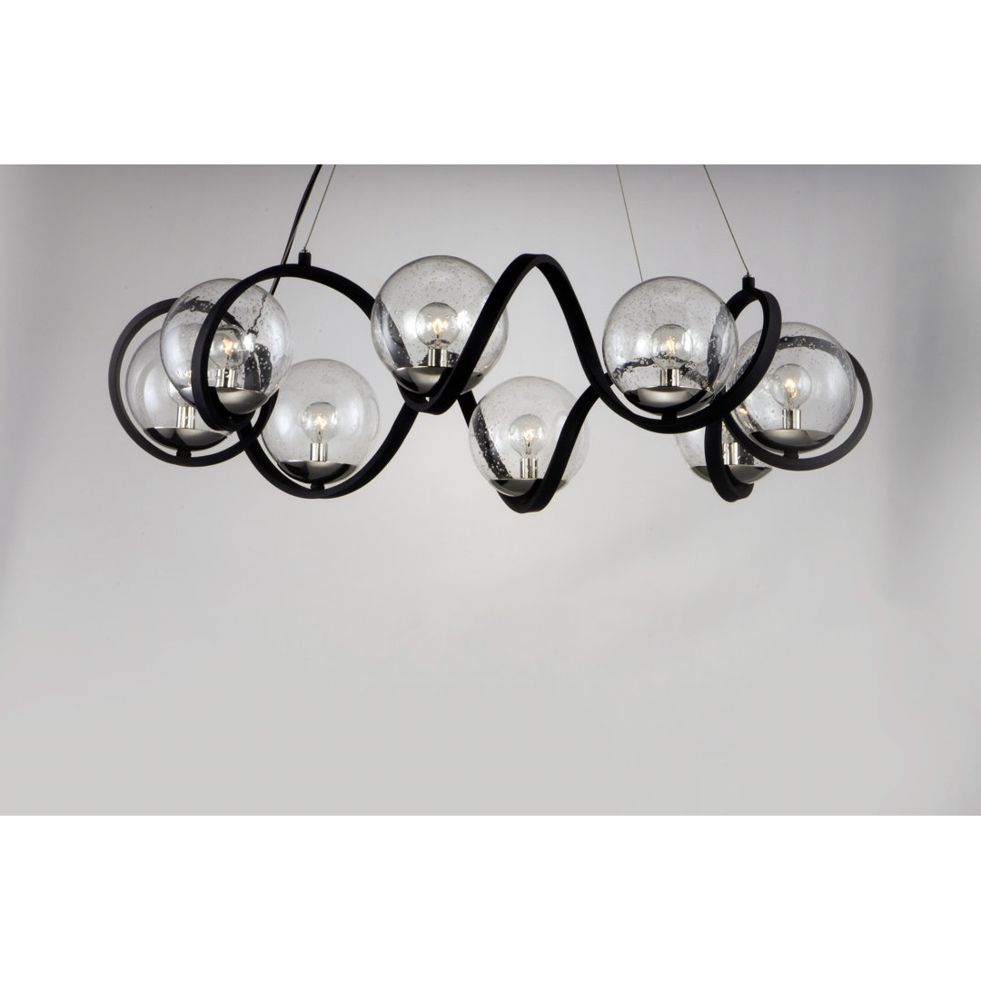 Schumann 8 - Light Dimmable Curl Chandelier Brayden Studio®