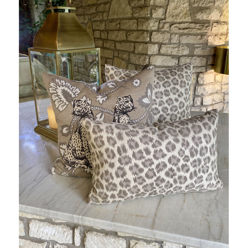 Cheetah Outdoor Rectangular Pillow Cover & Insert