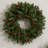 Faux Lighted Pine Plastic 30'' Wreath