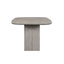 Luka 96" Modern Wood Dining Table in Dusted Stone Brown Finish with Clean Lines