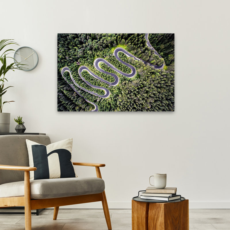Route - paysages, photographie, transport, art, H 24 po x l 36 po