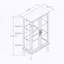 Vitrine Diapaly lumineuse avec tablettes ajustables-635519869