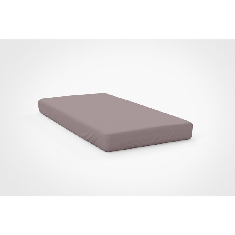 Sateen Fitted Sheet, Single (3'), Thyme