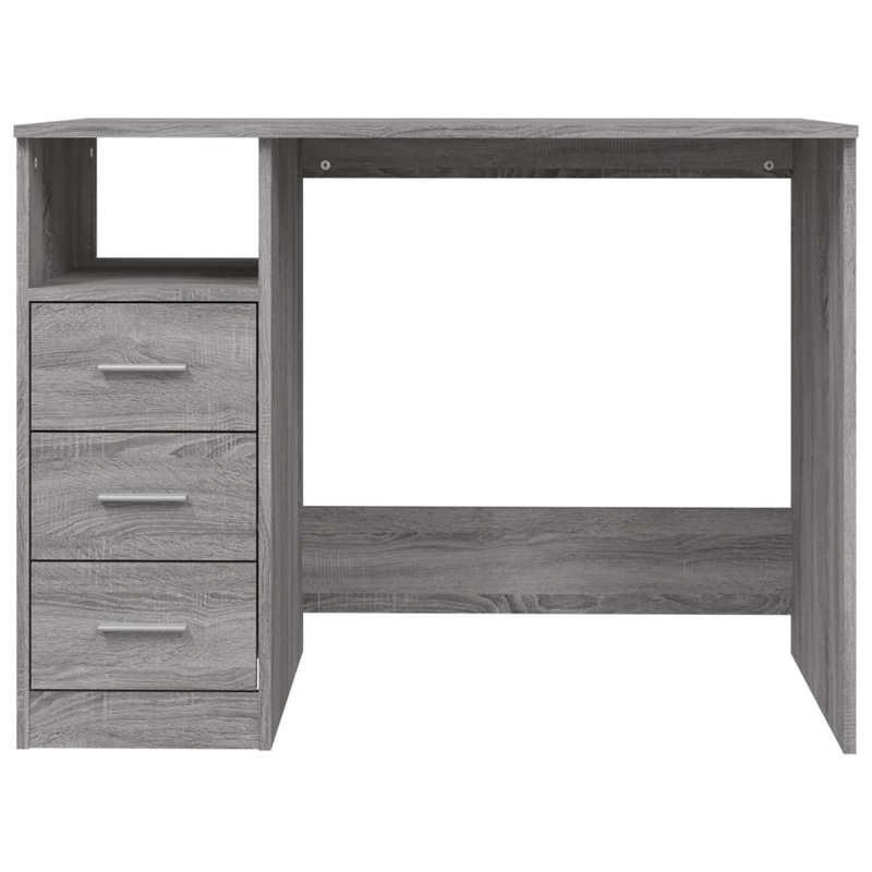 Bureau moyen vidaXL, Chêne sonoma