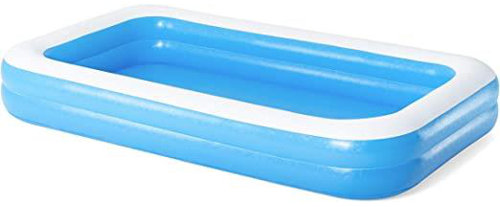 Bestway Plastic Rectangle Inflatable Pool 46cm H x 183cm W x 305cm L ...