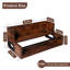Organisateur de comptoir en bois Rustic