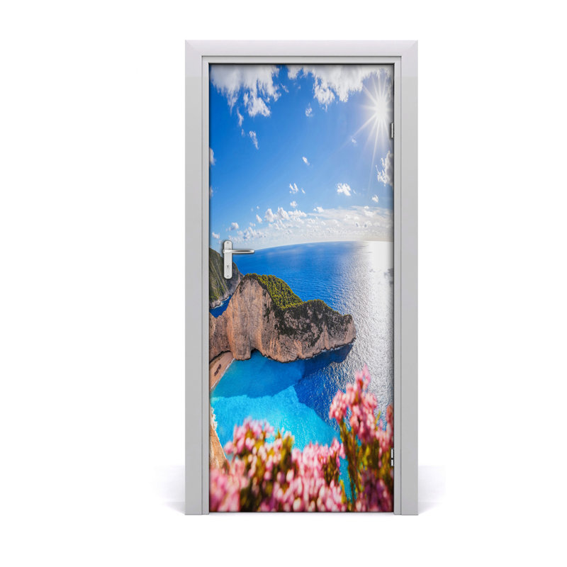 Zakynthos Greece Door Decal