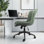 Petit fauteuil de bureau rembourré sans accoudoir