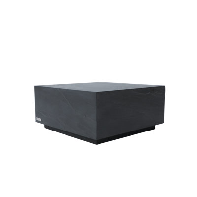 Elementi Home Colorado 40" Square Concrete Coffee Table for Indoor and Outdoor Use by Elementi