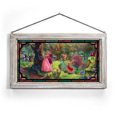 SGA BEAUTÉ SOMMEIL 13X23: TKS; Vitrail teinté blanc encadré