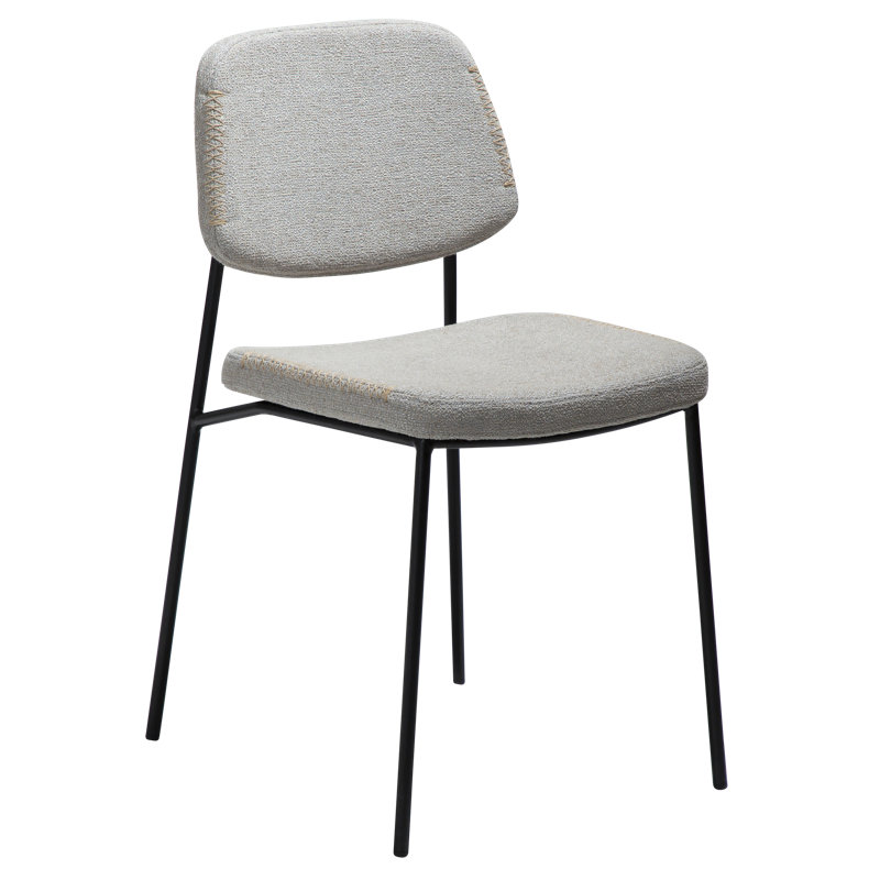 Menta Dining Chair, Beige, Black