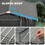 Remise de rangement pour outils 6 x 4 pi avec portes coulissantes, gris-114009774-114009777