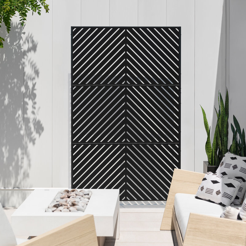 Screen Series Black Plastic Arrow Pattern Screen