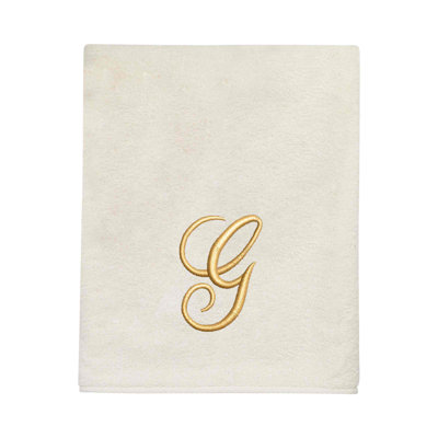 Winston Porter Zakaryan Bath Towel Letter G
