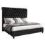Grand lit-bateau en velours avec garniture cloutée Jampier-1716676853-1716676848