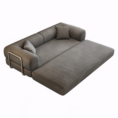 Convertible Sleeper Sofa, Foldable Floor Couch No Assembly