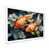 White Single Picture Framed