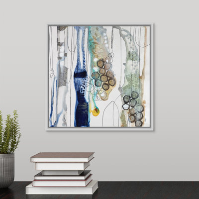 « botanique contour xiv », peinture sur toile