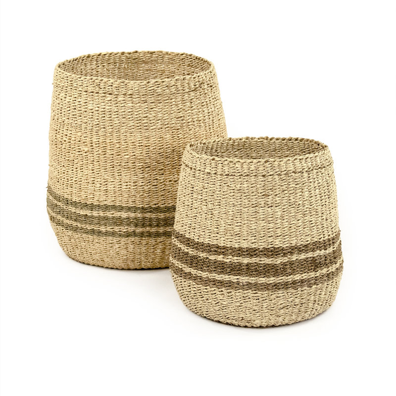 Panier en en rotin tissé, H 18 po x l 18 po x P 18 po