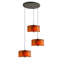 Luminaire suspendu tambour à 3 lumières Melnik-214978101-214978103