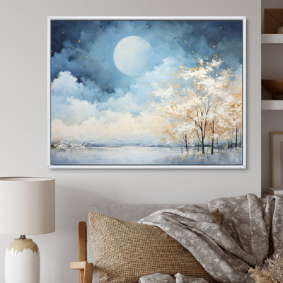 " Clouds Canopy Pointillism Landscape III "