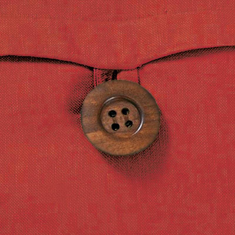 Envelope Feather Down Throw Pillow, Paprika