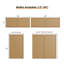 Armoire murale moderne en chêne blanc, fabrication en contreplaqué et charnières à fermeture douce, plusieurs tailles pour un rangement de cuisine personnalisé-121351398-126039974