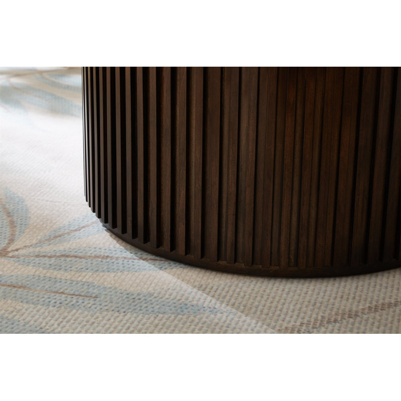 Chilmonik Solid Wood Nesting Coffee Table, Dark Walnut