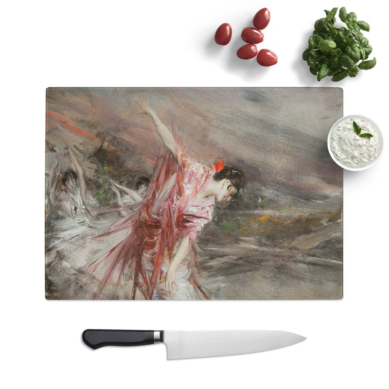 The Spanish Dancer by Giovanni Boldini Chopping Board, 0.4cm H x 20cm W x 28.5cm L