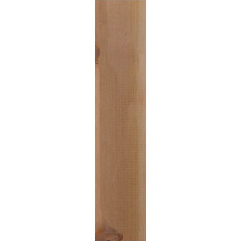 Yorkshire Yorktown avec plaque arrière, H 26 po x l 5,5 po x P 14 po, Cèdre rouge, Lisse