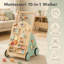 Poupée en bois multifonctionnelle Montessori