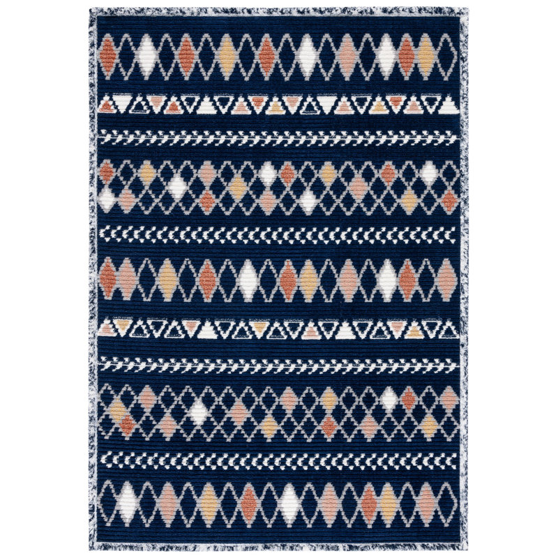 Khiala Performance Geometric Rug, Rectangle 9' x 12'