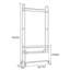 Portemanteau en acier inoxydable avec rangement-111874896