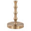 Table d'appoint ronde en métal 19 po avec base géométrique
