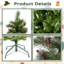 Arbre de Noël à poils scintillants avec baies rouges et pommes de pin-750571102