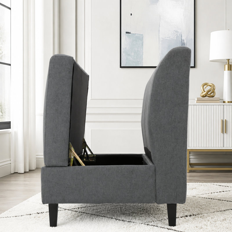 Causeuse avec compartiment de rangement