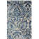 Pimentel Hand Tufted Wool/Cotton Geometric Rug in Royal Blue