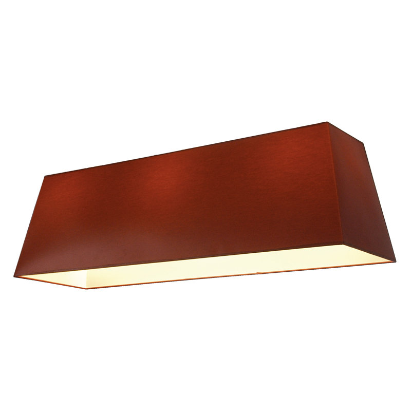 Renteria 30cm H Rectangle Lamp Shade, Red