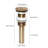 2.56" D Vintage Drain Plug Brass Drain Strainer