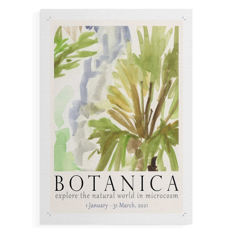 Affiche d'exposition Botanica III - Impression sur toile seulement - NON-CADRE, H 27 po x l 18 po