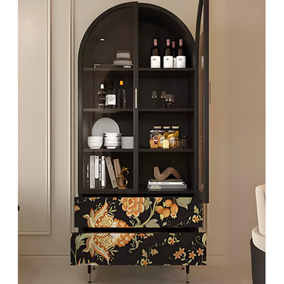 American arched bookcase