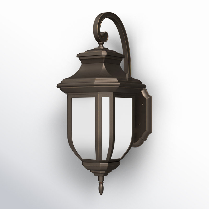 Lanterne murale d'extérieur Carterton, H 12,63 po x l 5,5 po x P 7,75 po, Bronze antique, Non