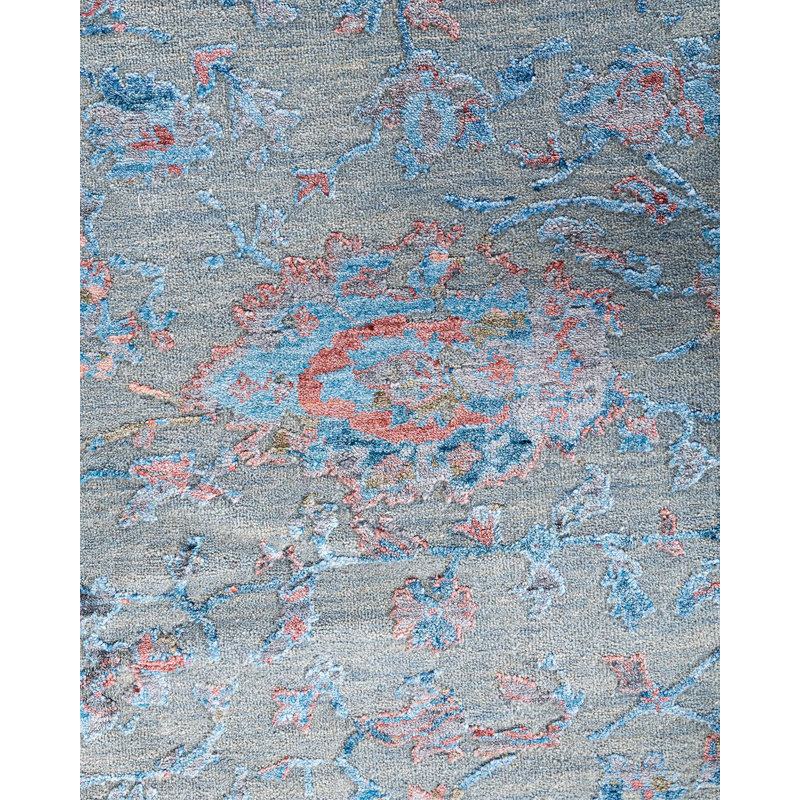 Overdyed One-of-a-Kind 9' 0" X 12' 1" Hand Knotted Area Rug