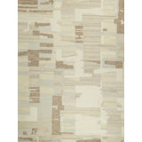 Sarezzo Hand Tufted New Zealand Wool Taupe/Ivory Area Rug
