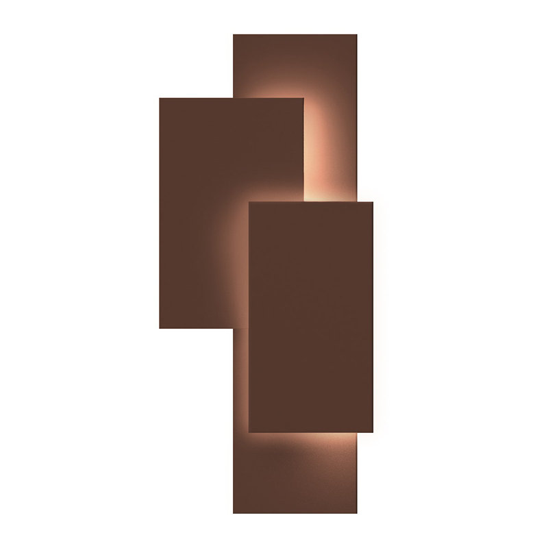 Inside-Out LED Outdoor Sconce, Textured Bronze