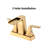 Centerset 2-handle Bathroom Faucet with Drain Assembly-101302748